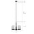 Britton Five Light Chandelier (ICH1234A05BK-FO)