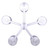 Britton Five Light Chandelier (ICH1234A05BN)