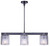 Canarm - ICH1243A03BK - Three Light Chandelier - Renzo - Matte Black