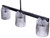 Renzo Three Light Chandelier (ICH1243A03BK)