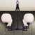 Nella Four Light Chandelier (ICH2257B04BK)