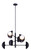 Arion Six Light Chandelier (ICH2287B06BK9)