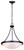 Canarm - ICH4115BK - Three Light Chandelier - Devon - Matte Black