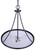 Devon Three Light Chandelier (ICH4118BK)