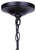 Devon Three Light Chandelier (ICH4118BK)