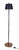 Elan One Light Floor Lamp (IFL2281B62BKW)