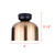 Caleb One Light Flush Mount (IFM1152A09BKG)