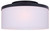 Canarm - IFM1165A14BK-FR - Three Light Flush Mount - Kinslea - Matte Black