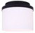 Canarm - IFM1234A09BK-FO - One Light Flush Mount - Britton - Matte Black