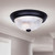 21 Series One Light Flush Mount (IFM211TMBK-CR)