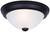 Canarm - IFM211TMBK-F - One Light Flush Mount - 21 Series - Matte Black