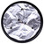 41 Series Three Light Flush Mount (IFM415MBK)