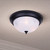 41 Series Three Light Flush Mount (IFM415MBK)