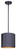 Canarm - IPL1119A01BK - One Light Pendant - Rexton - Matte Black