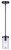 Canarm - IPL1234A01BK - One Light Pendant - Britton - Matte Black