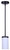 Britton One Light Pendant (IPL1234A01BK-FO)