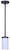 Britton One Light Pendant (IPL1234A01BK-FO)