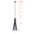 Elim One Light Pendant (IPL1238A01BK24)