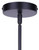Elim One Light Pendant (IPL1238A01BKB)