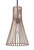 Elim One Light Pendant (IPL1238A01BKB)