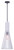 Canarm - IPL1238A01BW24 - One Light Pendant - Elim - Matte Black And White