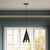 Noire One Light Pendant (IPL1240A01BKG)