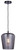 Canarm - IPL1249A01BK-SR - One Light Pendant - Leandro - Matte Black