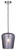 Canarm - IPL1249A01BN-SR - One Light Pendant - Leandro - Brushed Nickel