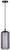 Malek One Light Pendant (IPL1250A01BK-SR)