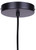 Malek One Light Pendant (IPL1250A01BK-SR)