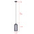 Malek One Light Pendant (IPL1250A01BK-SR)