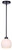 Canarm - IPL2257B01BK - One Light Pendant - Nella - Matte Black