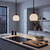 Nella One Light Pendant (IPL2257B01BK)