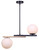Canarm - IPL2261B02BKG - Two Light Pendant - Lumi - Matte Black