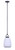 Kaslo One Light Pendant (IPL2263B01BK)