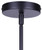 Kaslo One Light Pendant (IPL2263B01BK)