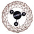 Hora-Marron Three Light Pendant (IPL2269B03BK20)