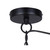 Hora-Marron Three Light Pendant (IPL2269B03BK20)