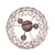 Hora-Marron Three Light Pendant (IPL2269B03BR20)