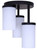Britton Three Light Semi-Flush Mount (ISF1234A03BK-FO)