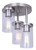 Canarm - ISF1234A03BN - Three Light Semi Flush Mount - Britton - Brushed Nickel