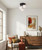 Nella Three Light Semi-Flush Mount (ISF2257B03BK)