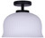 Sana One Light Semi-Flushmount (ISF2262B01BK)