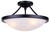 Canarm - ISF41BK - Three Light Semi-Flush Mount - Devon - Matte Black