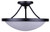 Devon Three Light Semi-Flush Mount (ISF41BK)