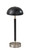 Adesso Home - 3064-01 - LED Table Lamp - Ronny - Black Wood & Brushed Steel