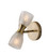 Adesso Home - 3861-21 - LED Wall Lamp - Nina - Antique Brass
