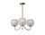 Adesso Home - 3947-21 - Three Light Chandelier - Magnolia - Antique Brass