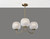 Magnolia Three Light Chandelier (3947-21)