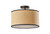 Adesso Home - 4009-01 - Flush Mount - Harvest - Black